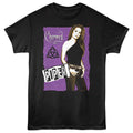 Black Charmed t-shirt featuring Piper Halliwell portrait from Charmed