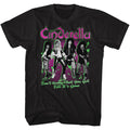 Black Cinderella band t-shirt featuring Cinderella Don't Know What You Got Till It's Gone design