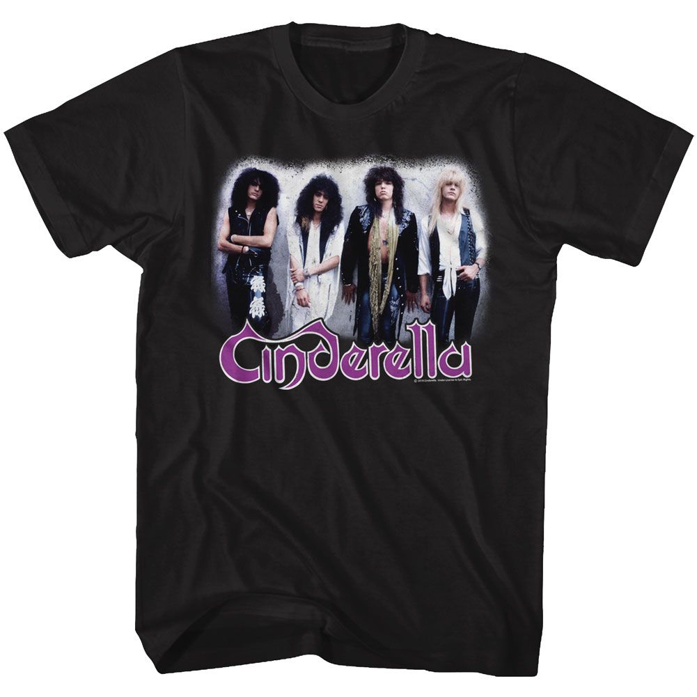 Black Cinderella band t-shirt featuring Cinderella The Last Mile design