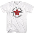 White Eric Clapton t-shirt featuring Eric Clapton World Tour design