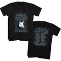 Black Eric Clapton t-shirt featuring Eric Clapton North America Europe tour design