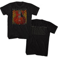 Black Eric Clapton t-shirt featuring Eric Clapton Guitar Circles design