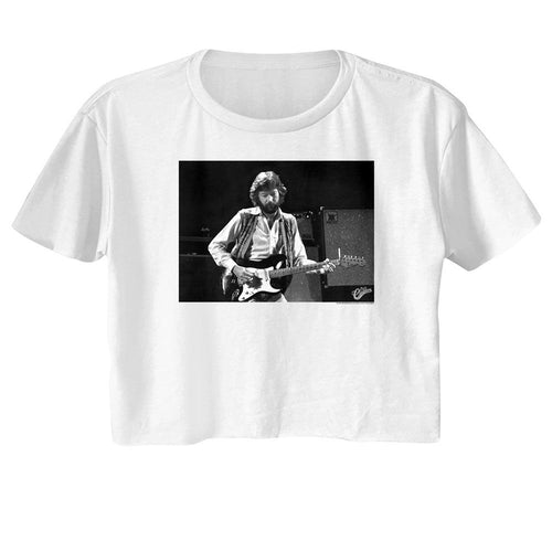 Eric Clapton Ladies Crop Top - BW Guitar