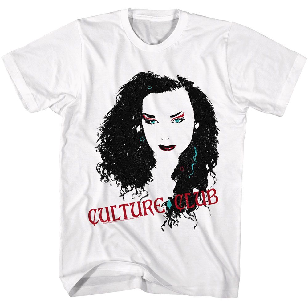 White Culture Club t-shirt featuring Culture Club classic logo design