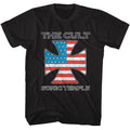 Black The Cult t-shirt featuring The Cult Sonic Temple 1989 design