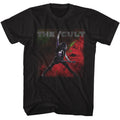 Black The Cult t-shirt featuring The Cult Sonic Temple album cover design