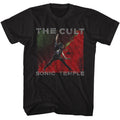 Black The Cult t-shirt featuring The Cult Sonic Temple Album design