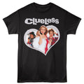 Black Clueless t-shirt featuring Clueless Diamond Heart design