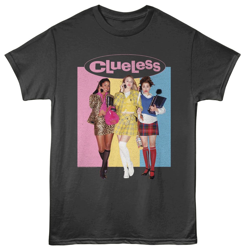 Smoke gray Clueless t-shirt featuring Clueless 3 Block Color design
