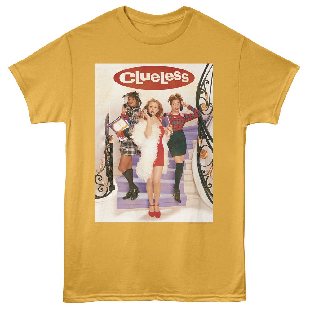 Ginger Clueless t-shirt featuring Clueless Staircase Poster With Logo design