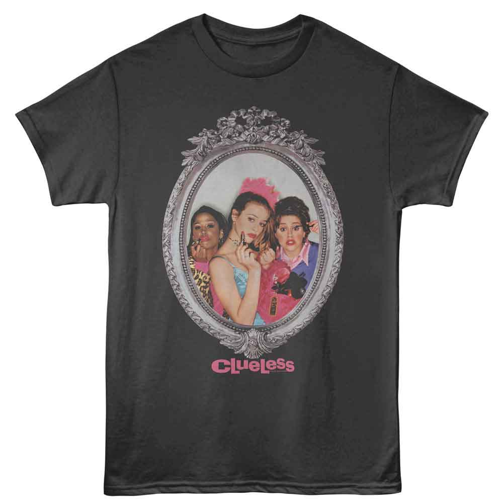 Smoke gray Clueless t-shirt featuring Clueless Frame design