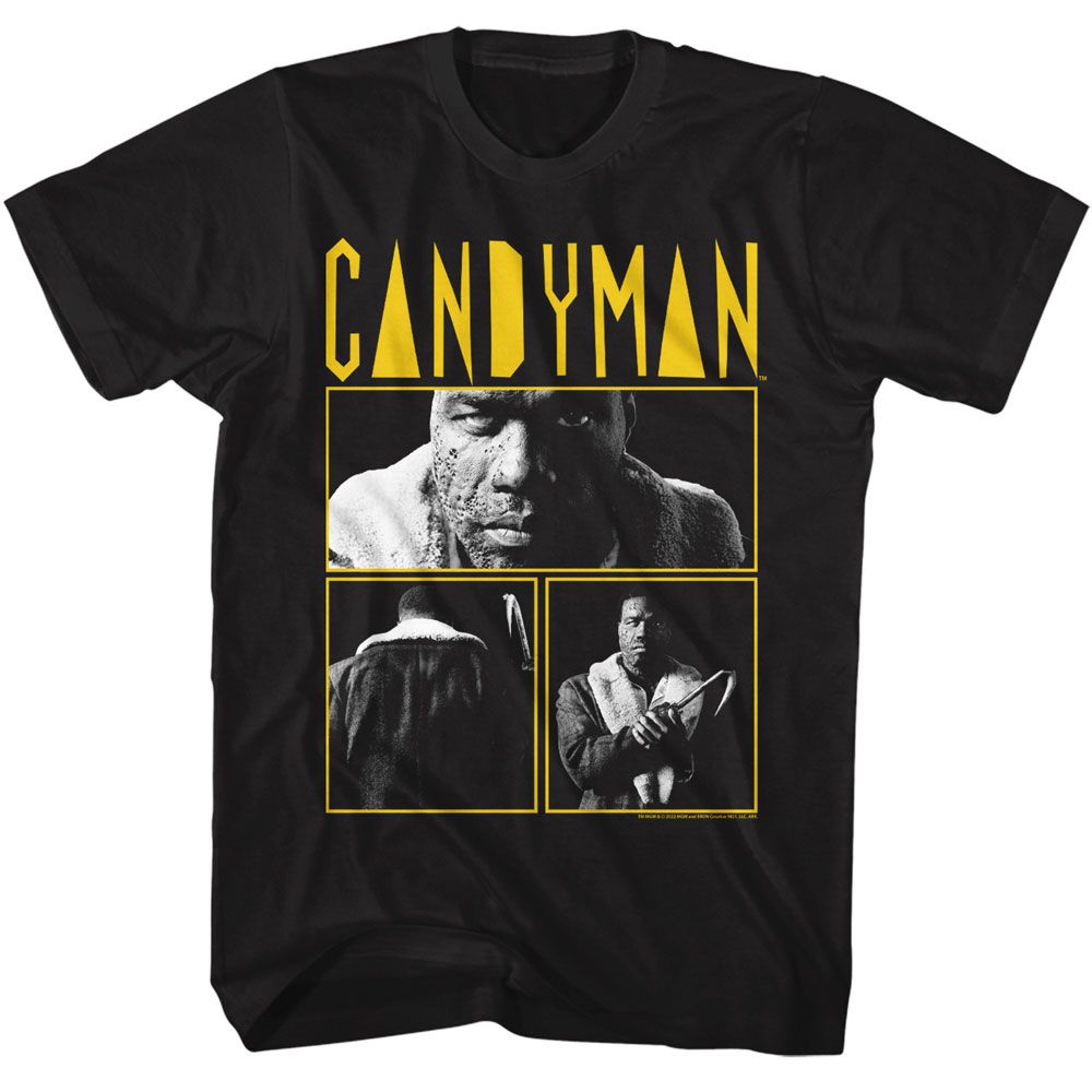 Black Candyman t-shirt featuring Candyman 3 Photo And Logo design