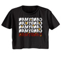 Candyman Ladies Crop Top - Mirror Repeat