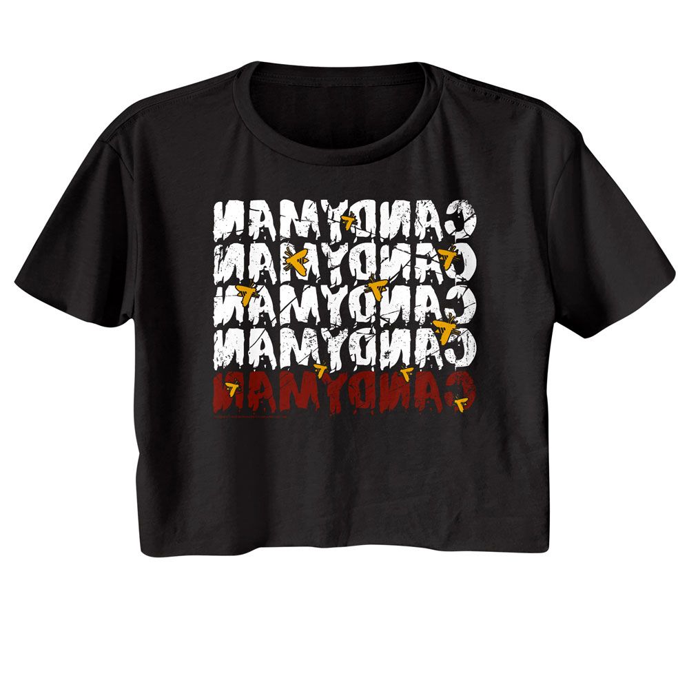Candyman Ladies Crop Top - Mirror Repeat