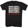 Black Candyman t-shirt featuring Candyman Mirror Repeat design