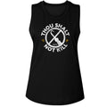 Candyman Ladies Muscle Tank - Thou Shalt Not Kill