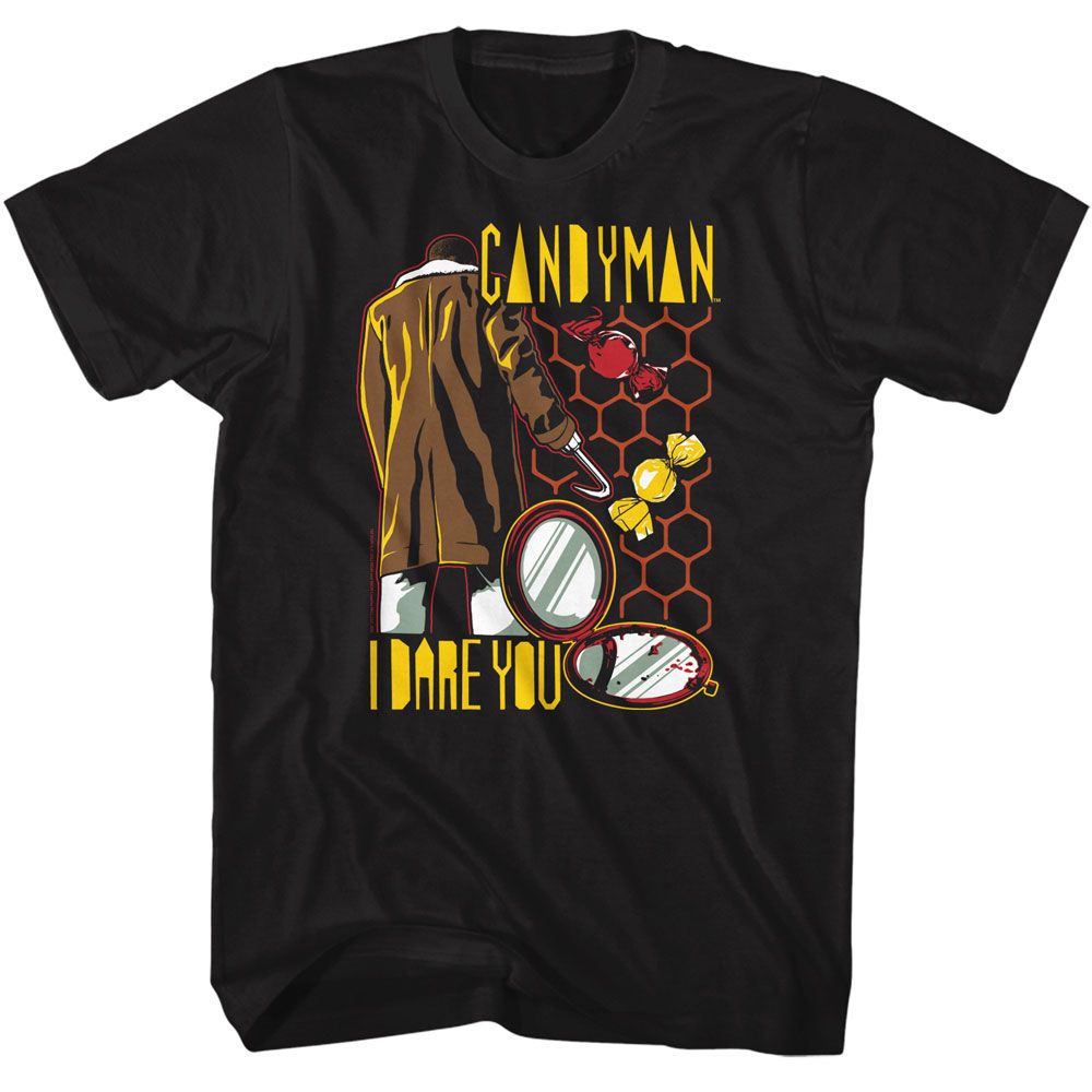 Black Candyman t-shirt featuring Candyman Storybook Style design