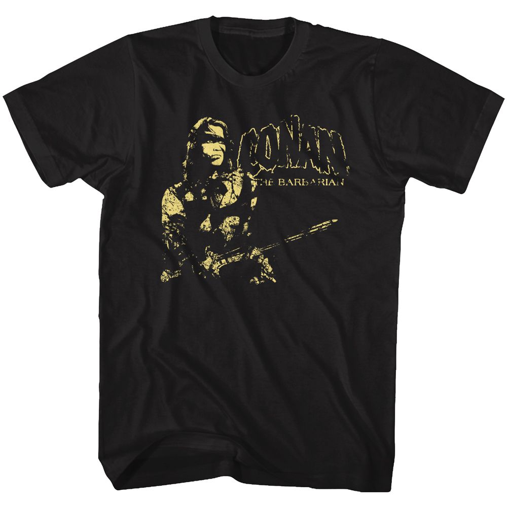 Black Conan the Barbarian t-shirt featuring Conan The Man design
