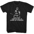 Black Conan the Barbarian t-shirt featuring Conan That Which Does Not Kill Us Makes Us Stronger design