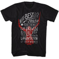 Black Conan the Barbarian t-shirt featuring Conan Crushing Is The Best design