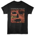 Black Crowded House t-shirt featuring Crowded House Woodface 1991 album design