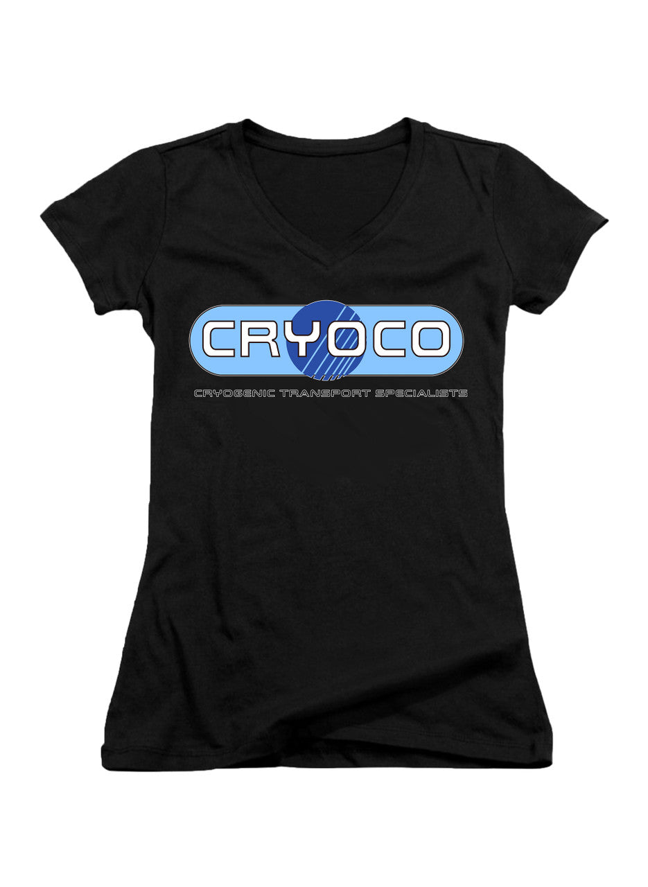 Black Cryoco Juniors V-Neck T-Shirt