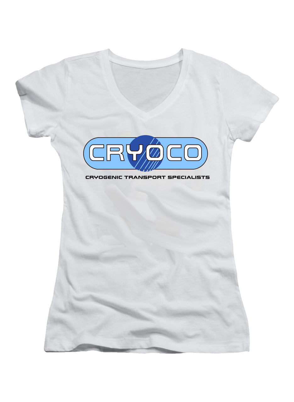 White Cryoco Juniors V-Neck T-Shirt