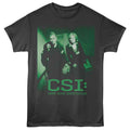 Smoke gray CSI t-shirt featuring CSI Grissom And Willows design
