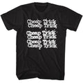Black Cheap Trick t-shirt featuring Cheap Trick Name Repeat design