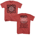 Red heather Cheap Trick t-shirt featuring Cheap Trick Dream Police Tour 1979 design