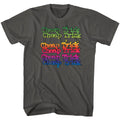 Smoke gray Cheap Trick t-shirt featuring Cheap Trick Rainbow design