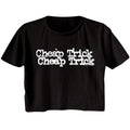 Cheap Trick Ladies Crop Top - Double Logo
