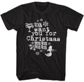 Black Cheap Trick t-shirt featuring Cheap Trick I Want You For Christmas design