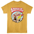 Ginger Captain Underpants t-shirt featuring Captain Underpants Circle Stars design