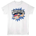 White Captain Underpants t-shirt featuring Captain Underpants Flying design