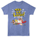 Light blue heather Captain Underpants t-shirt featuring Captain Underpants Running design