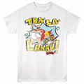 White Captain Underpants t-shirt featuring Captain Underpants Tra La Laugh design