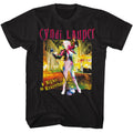 Black Cyndi Lauper t-shirt featuring Cyndi Lauper A Night To Remember 1989 album design