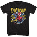 Black Cyndi Lauper t-shirt featuring Cyndi Lauper Girls Just Want To Have Fun design