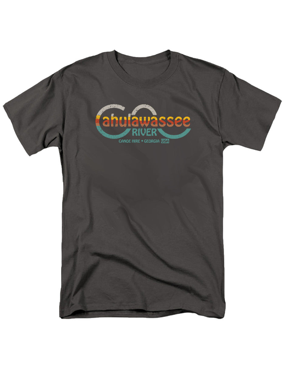 Charcoal Cahulawassee River T-Shirt