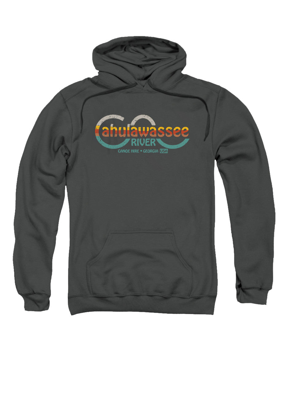 Charcoal Cahulawassee River Hoodie