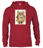 Red Cat Look Up Hoodie