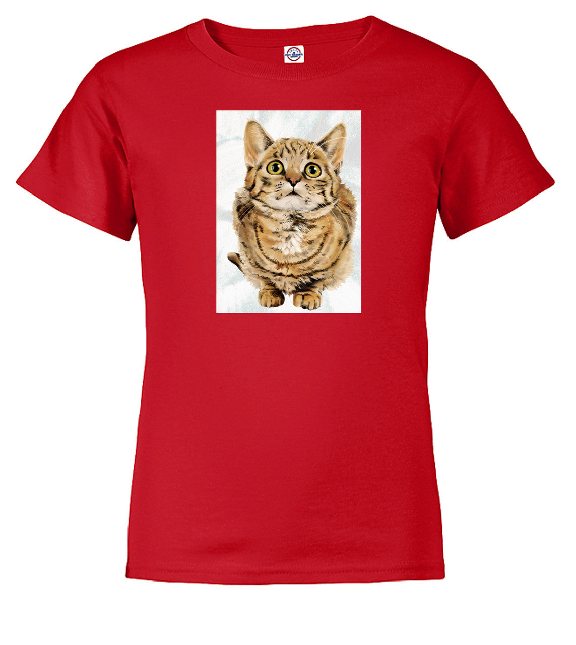 Red Cat Look Up Youth/Toddler T-Shirt