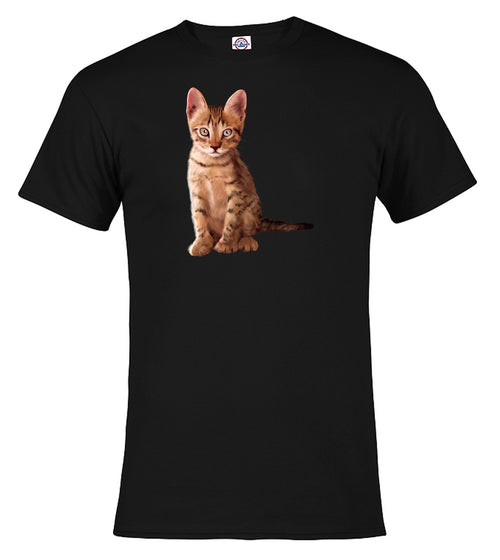 Black Cat Pose T-Shirt