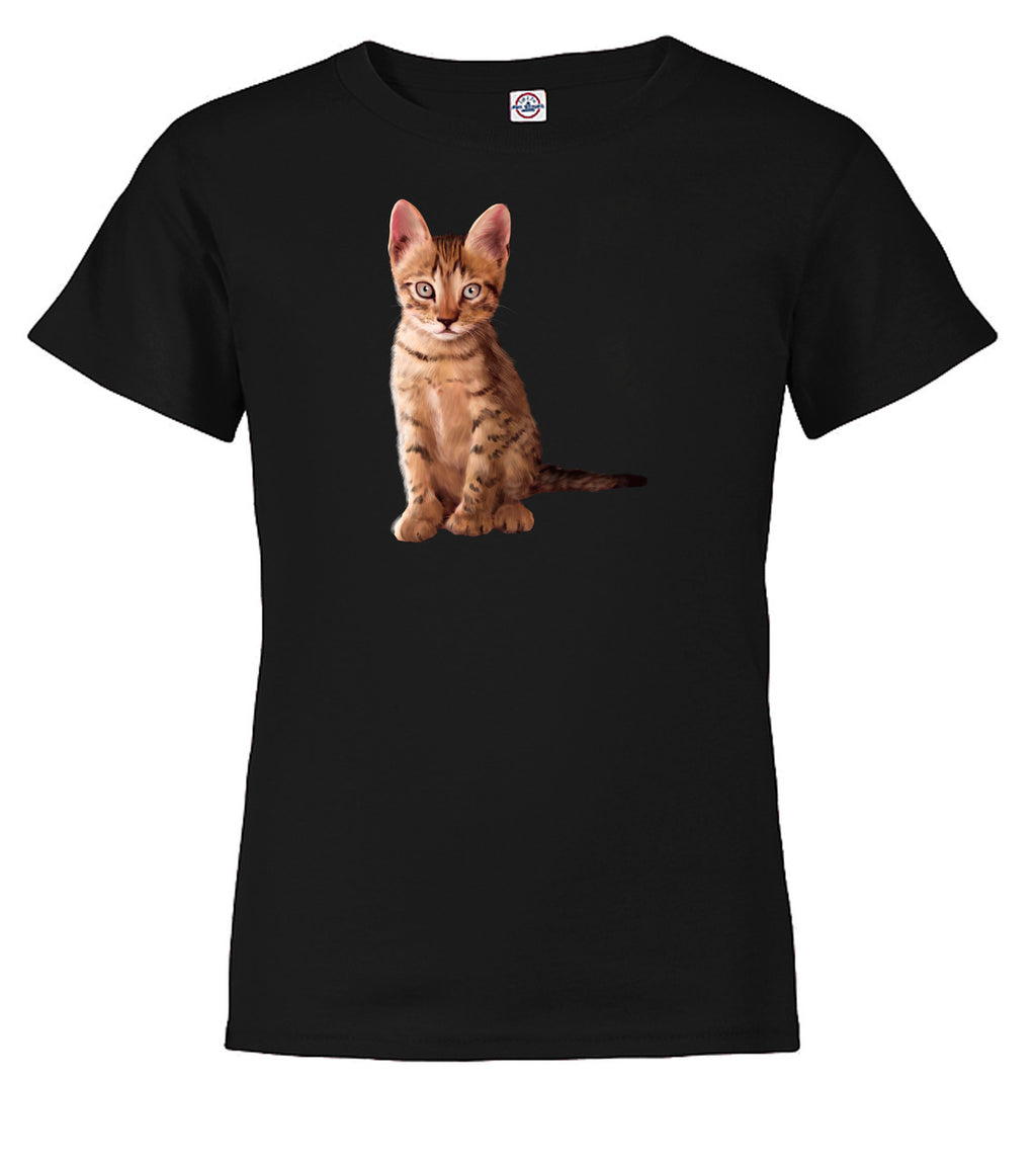Black Cat Pose Youth/Toddler T-Shirt