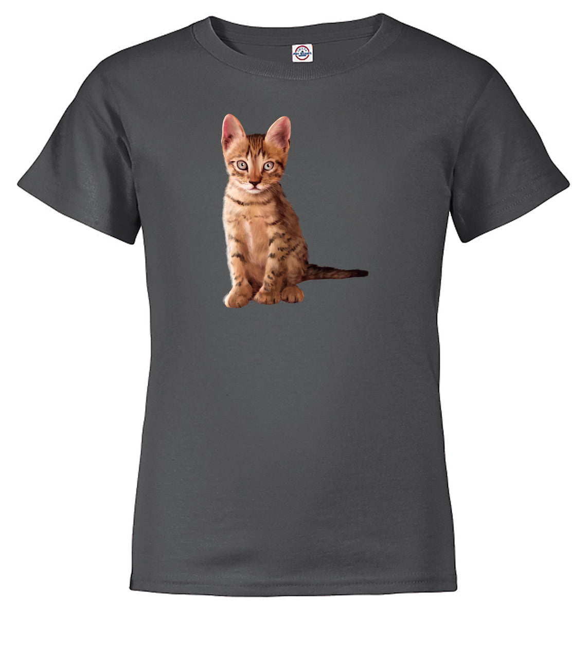 Charcoal Cat Pose Youth/Toddler T-Shirt