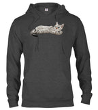 Charcoal Cat Spluff Hoodie