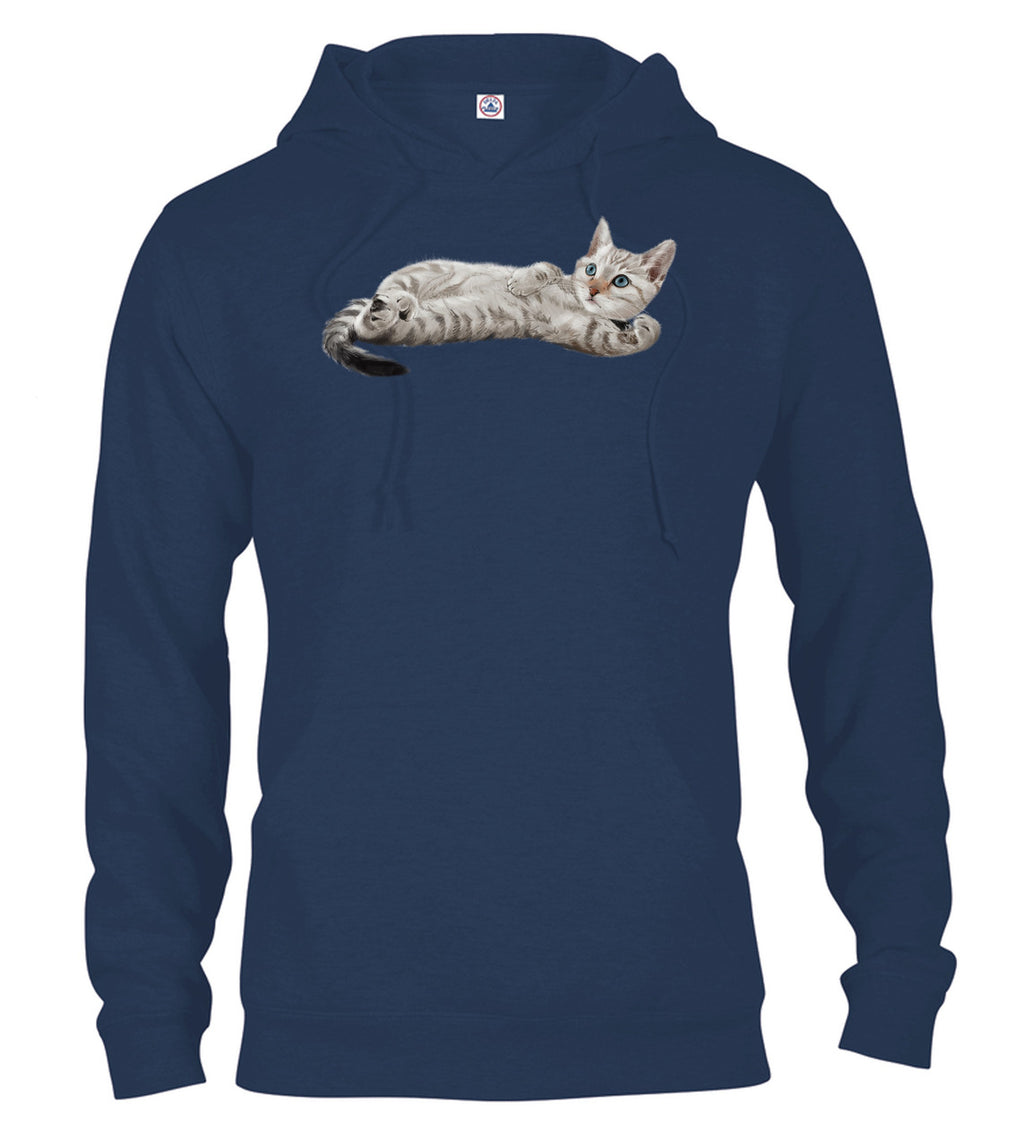 Navy Cat Spluff Hoodie