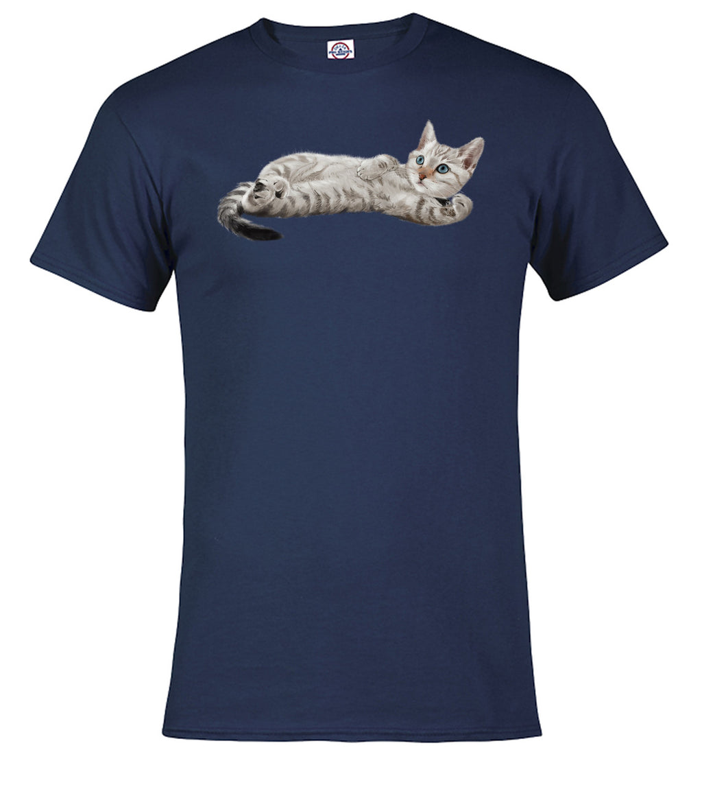 Navy Cat Spluff T-Shirt