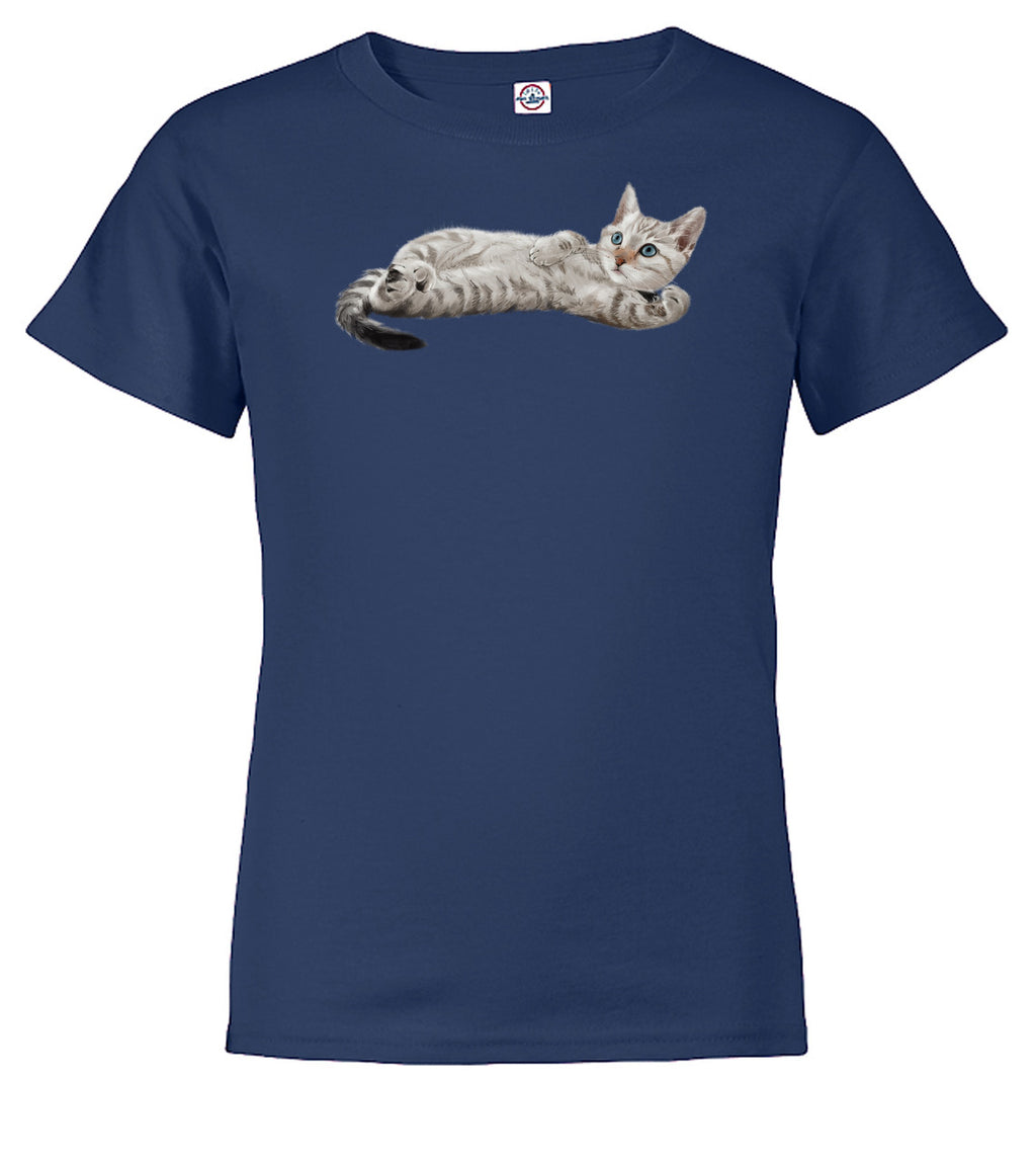 Navy Cat Spluff Youth/Toddler T-Shirt